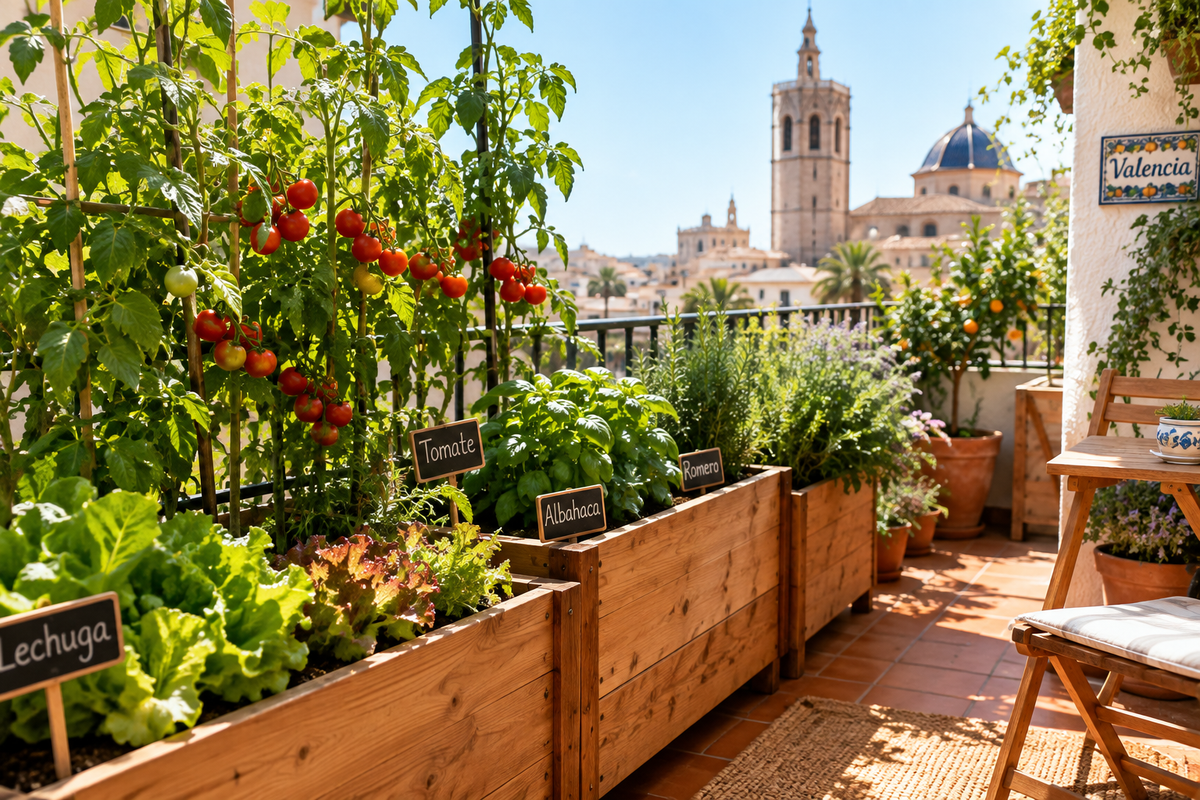 Cómo Montar un Huerto Urbano en tu Terraza en Valencia
