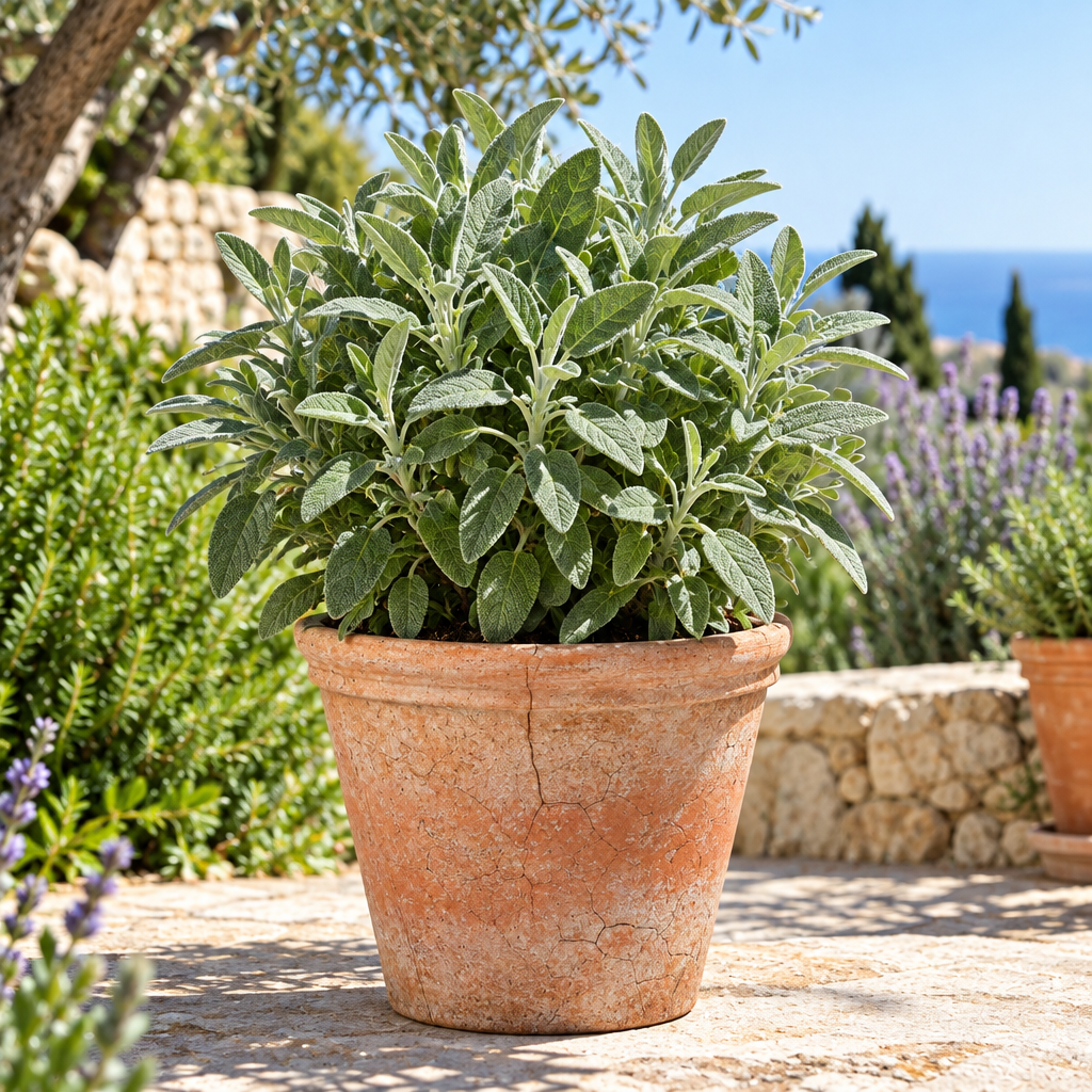 Salvia en jardín